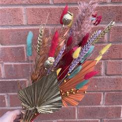 Dried Medium Bright and Colourful Bouquet