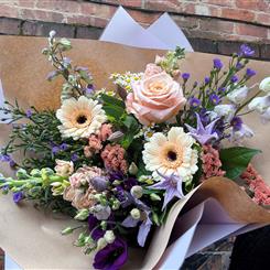 Peach and Lilac Design
